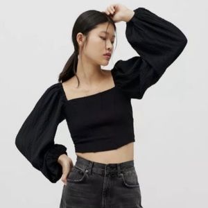 Urban Outfitters Claudia Puff Sleeve Top